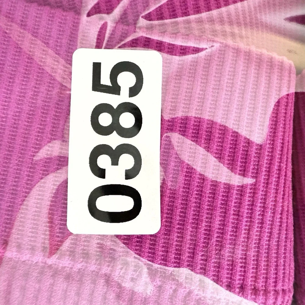 Garage Hot Pink Ribbed Long Sleeve Baby Tee Top Small Cropped Going Out Y2K Vibe - Picture 9 of 9